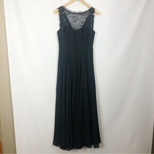 Lulus Lace Bodice Formal Black Dress Size S Prom Bridesmaid